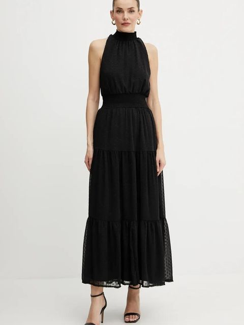 Morgan sukienka RLIKA kolor czarny maxi rozkloszowana RLIKA - zdjęcie produktu nr 2