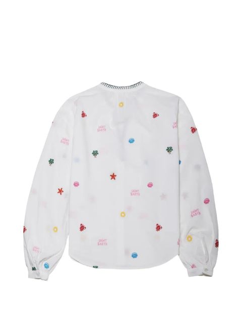 MC2 Saint Barth Liona embroidered blouse - White - zdjęcie produktu nr 2