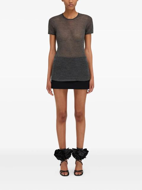 Ferragamo flap-pocket mini skirt - Black