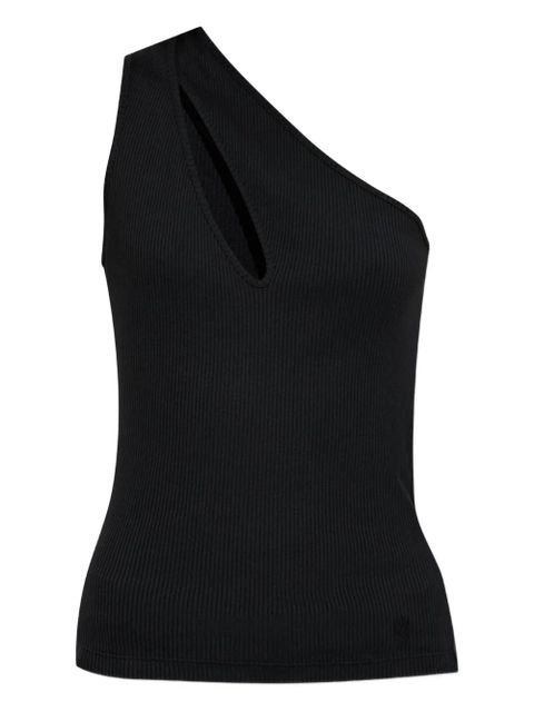 AMIRI one-shoulder keyhole top - Black - zdjęcie produktu nr 1