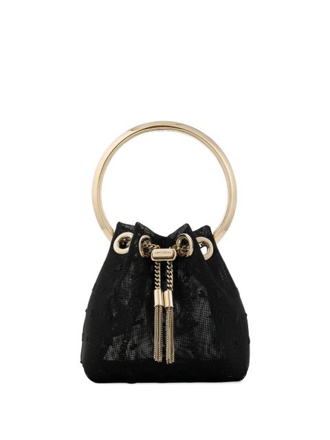 Jimmy Choo mini Bon Bon cross body bag - Black - zdjęcie produktu nr 1