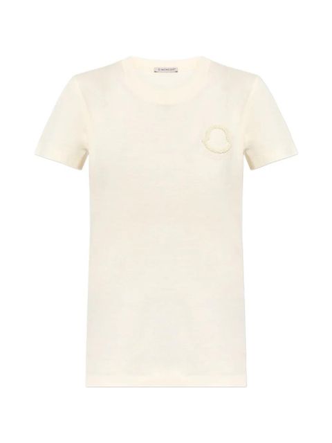 Moncler logo-detail T-shirt - Neutrals - zdjęcie produktu nr 1
