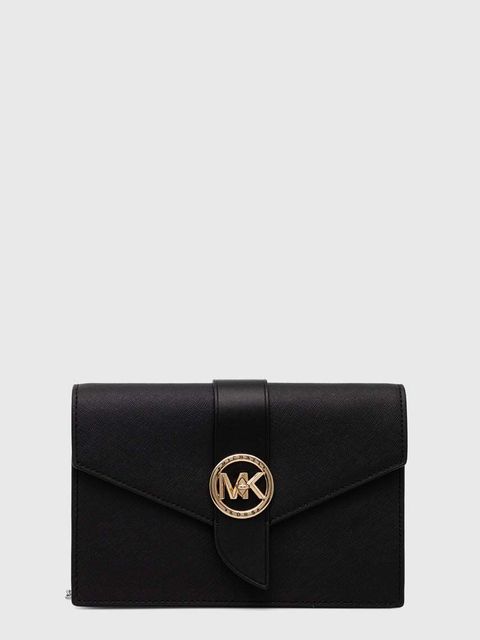 MICHAEL Michael Kors torebka skórzana kolor czarny 32S0G00C6L