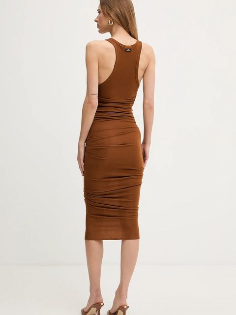 Elisabetta Franchi sukienka z dodatkiem wełny