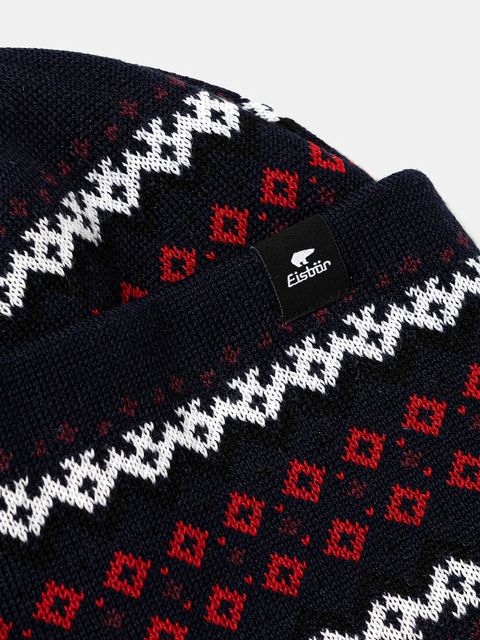 Eisbar czapka z dodatkiem wełny North MÜ kolor granatowy E31011 - zdjęcie produktu nr 2