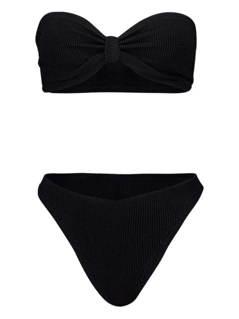 Hunza G knotted-detail bikini - Black - zdjęcie produktu nr 1