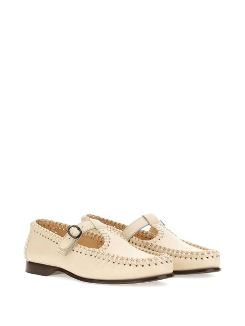 Hereu buckle detail loafers - Neutrals