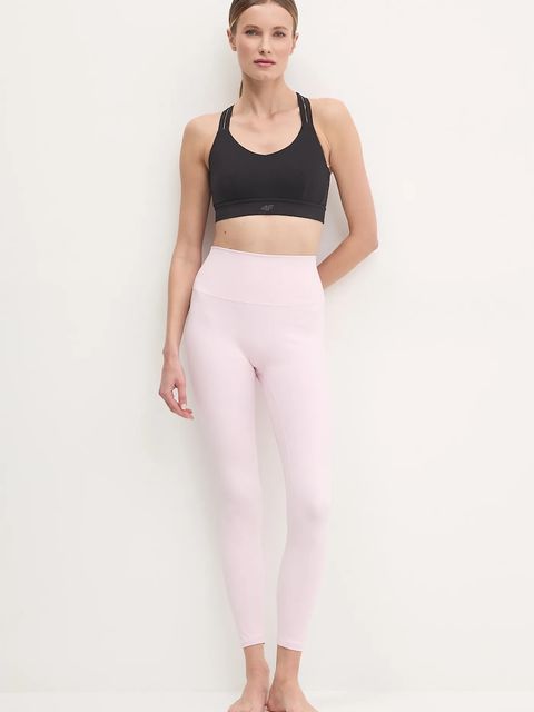 Joy in me legginsy do jogi Oneness Bond kolor różowy gładkie Oneness Bond 7/8