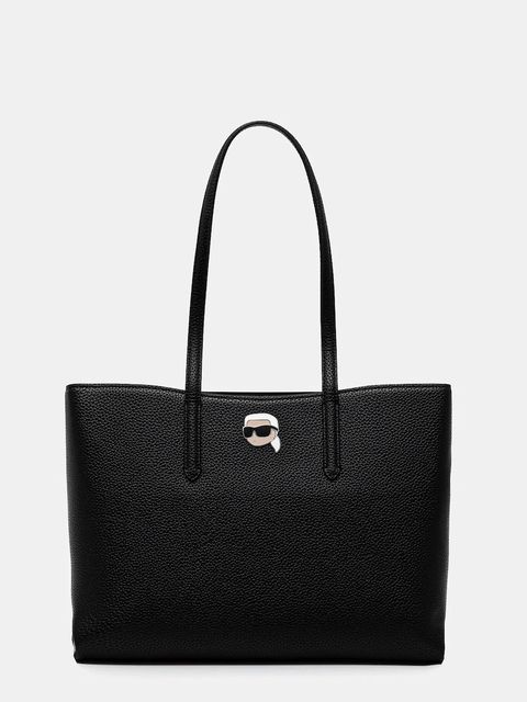 Karl Lagerfeld torebka IKON kolor czarny A1W30496 - zdjęcie produktu nr 1