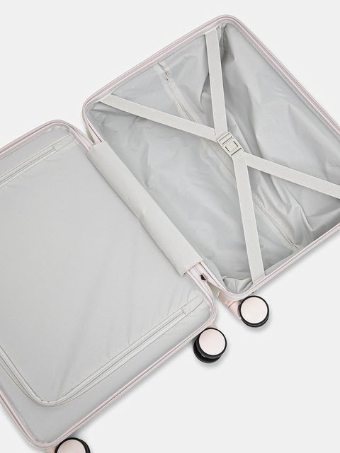 Tommy Hilfiger walizka kolor beżowy AW0AW17829