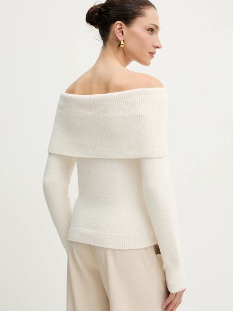 Morgan sweter damski kolor beżowy MBOGO - zdjęcie produktu nr 2