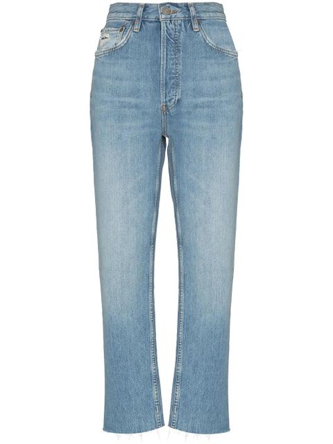RE/DONE '70s Stone Pipe straight-leg jeans - Blue - zdjęcie produktu nr 1