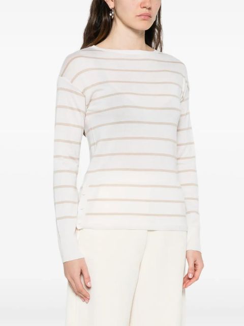 Max Mara striped T-shirt - Neutrals