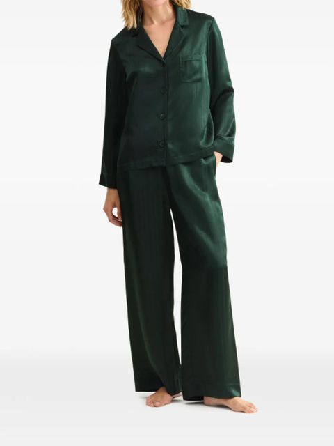 ERES Rare buttoned pocket pajamas shirt - Green