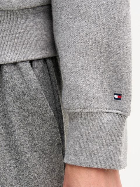 Tommy Hilfiger bluza damska kolor szary z aplikacją WW0WW47847