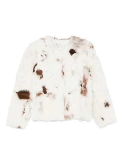 ZIMMERMANN Hypnotic Spot shearling jacket - Neutrals