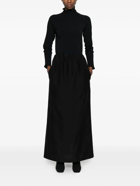 The Row Saul maxi skirt - Black