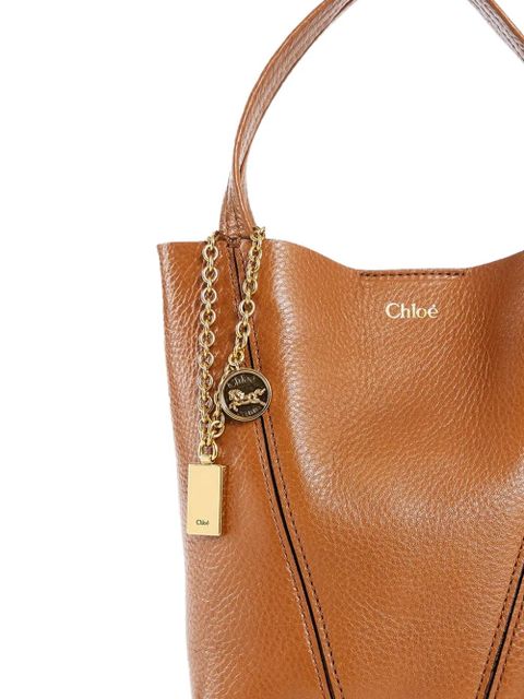 Chloé small Spin tote bag - Brown - zdjęcie produktu nr 2