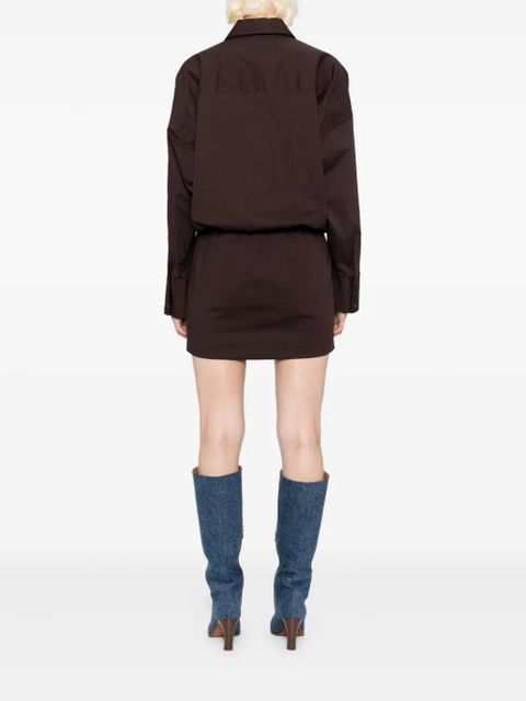 STAUD Cynthia dress - Brown