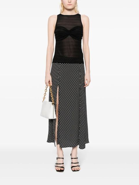 Reformation Rose knit top - Black