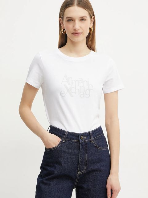 Armani Exchange t-shirt bawełniany - zdjęcie produktu nr 2