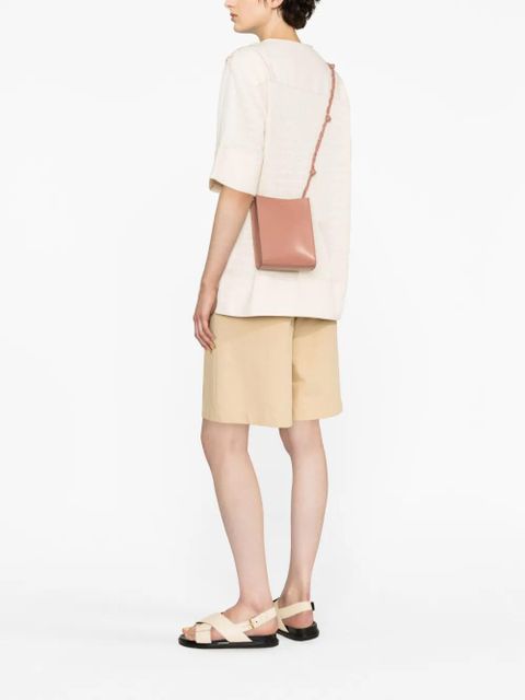 Jil Sander small Tangle leather crossbody bag - Pink - zdjęcie produktu nr 2