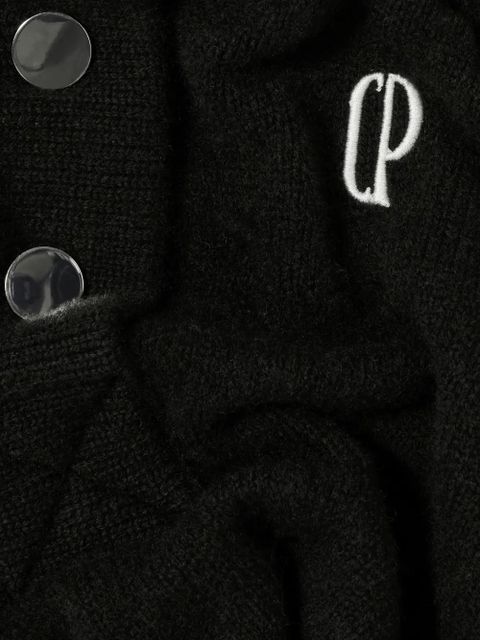 Claudie Pierlot logo-embroidered knitted vest - Black - zdjęcie produktu nr 2