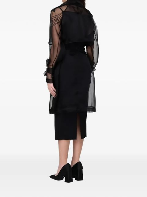 PINKO sheer trench coat - Black - zdjęcie produktu nr 2