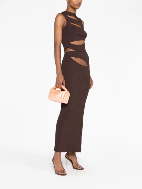 Alexander Wang Scrunchie rhinestone-embellished mini bag - Orange - zdjęcie produktu nr 2