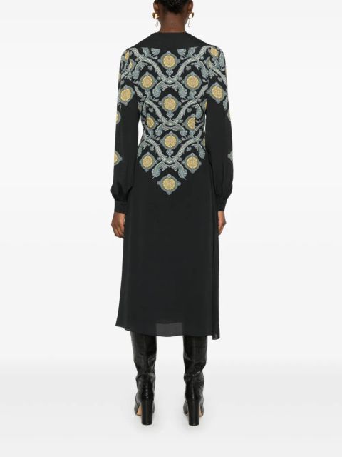 ETRO paisley midi dress - Black