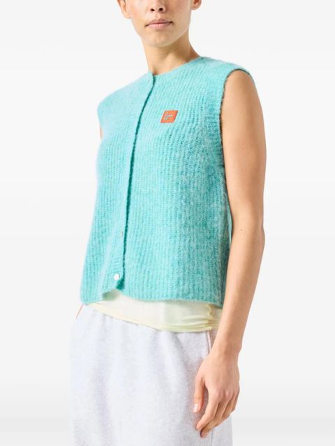 American Vintage East sleeveless cardigan - Green