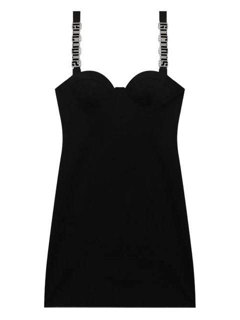 GCDS logo-plaque mini dress - Black - zdjęcie produktu nr 1