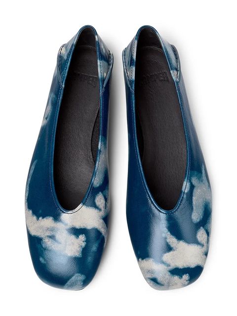 Camper baleriny skórzane Casi Myra kolor niebieski K201842-002