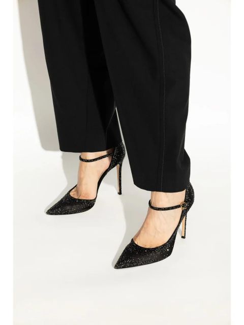 Gianvito Rossi 115mm crystal-embellished pumps - Black - zdjęcie produktu nr 2