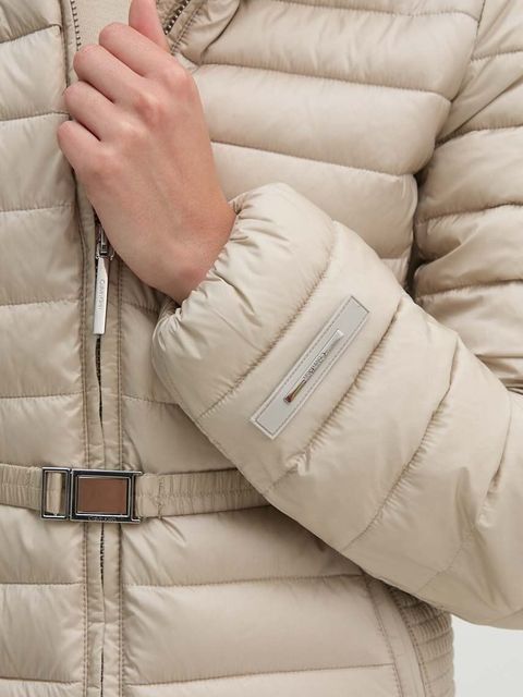 Calvin Klein kurtka damska kolor szary przejściowa K20K207108