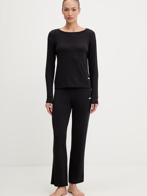 BOSS piżama damska z wiskozy Element Long Set - zdjęcie produktu nr 2