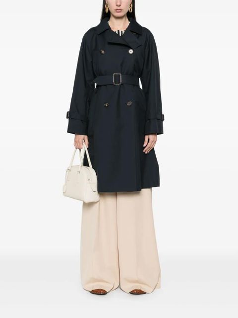 Max Mara gabardine-weave trench coat - Blue - zdjęcie produktu nr 2