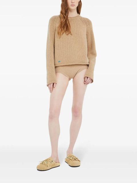 Alanui cashmere-cotton jumper - Neutrals