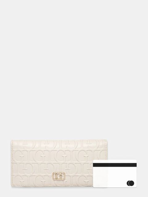 Guess portfel damski kolor beżowy RW1733 P5201