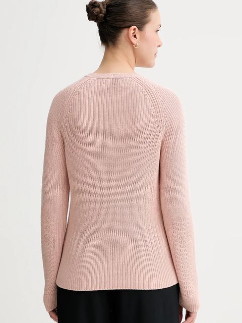 Marc O'Polo sweter bawełniany damski kolor różowy lekki 508605960097 - zdjęcie produktu nr 2