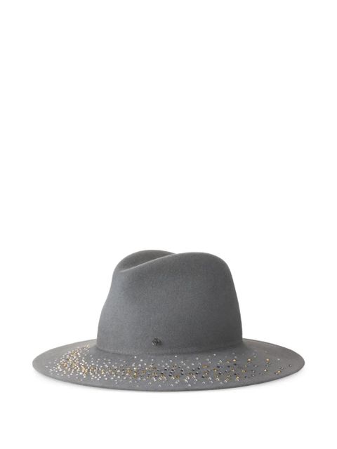 Maison Michel crystal-embellished hat - Grey - zdjęcie produktu nr 1