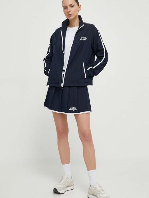 Guess spódnica ARLETH kolor granatowy mini rozkloszowana V4GD19 WG2Q0 - zdjęcie produktu nr 2