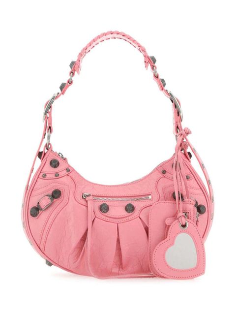 Balenciaga Le Cagole S leather shoulder bag - Pink - zdjęcie produktu nr 1