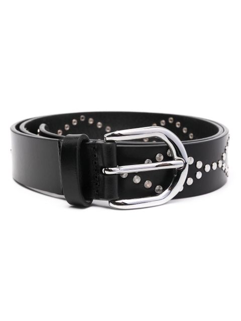 ISABEL MARANT Liliana leather belt - Black - zdjęcie produktu nr 1
