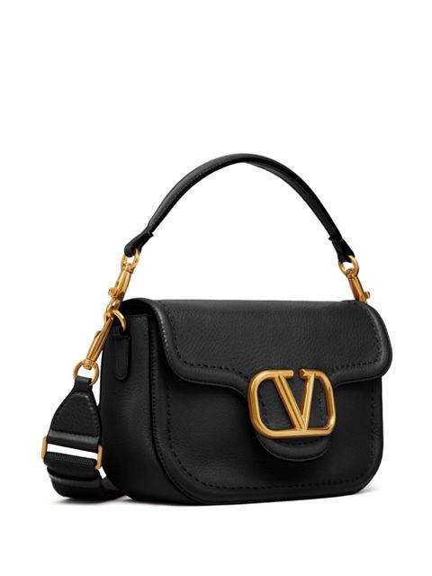 Valentino Garavani Alltime leather shoulder bag - Black