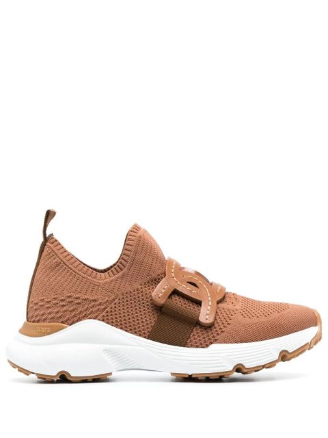 Tod's chain-link detail slip-on sneakers - Brown - zdjęcie produktu nr 1