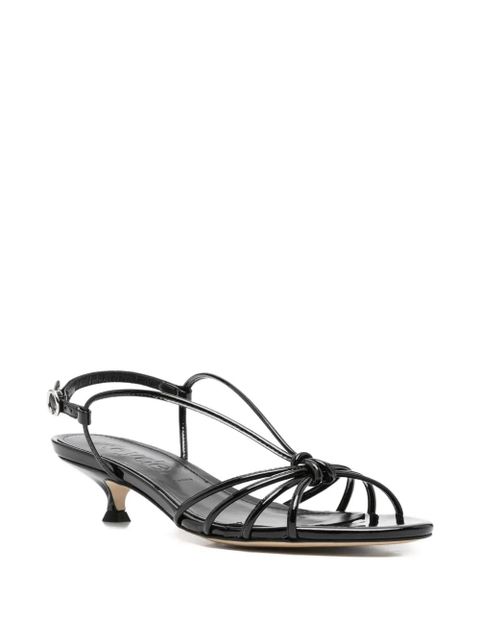 Aeyde Amara knot strap sandals - Black - zdjęcie produktu nr 2