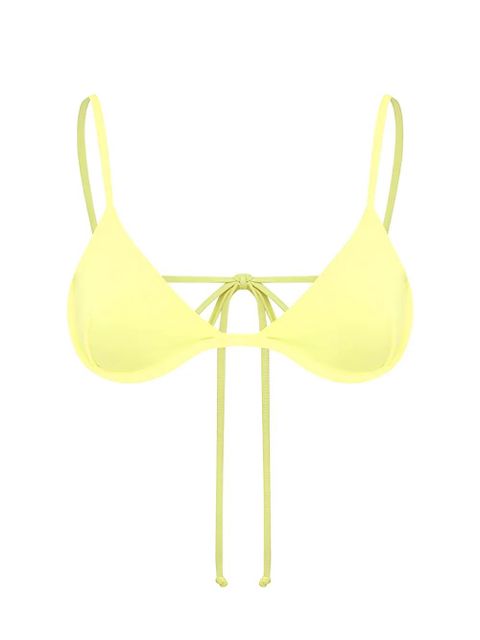 Bond-eye Isla triangle balconette bikini top - Yellow - zdjęcie produktu nr 2