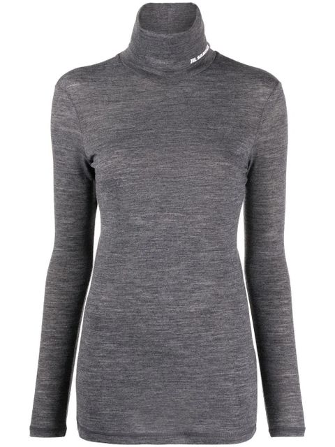 Jil Sander fine-knit top - Grey - zdjęcie produktu nr 1