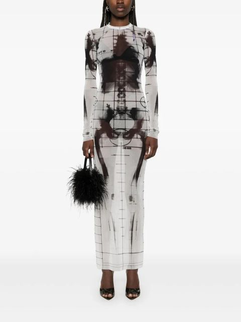 Jean Paul Gaultier Squeletor maxi dress - White - zdjęcie produktu nr 2